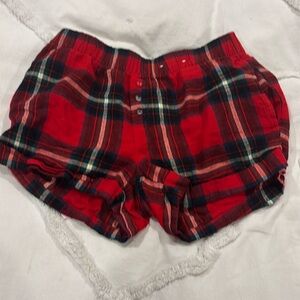 Plaid Pajama shorts